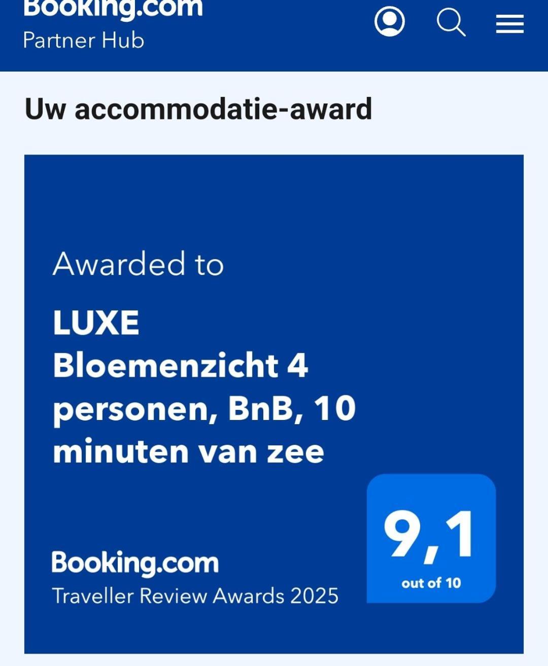 Breezand Luxe Bloemenzicht 4 Personen, Bnb, 10 Minuten Van Zee מראה חיצוני תמונה